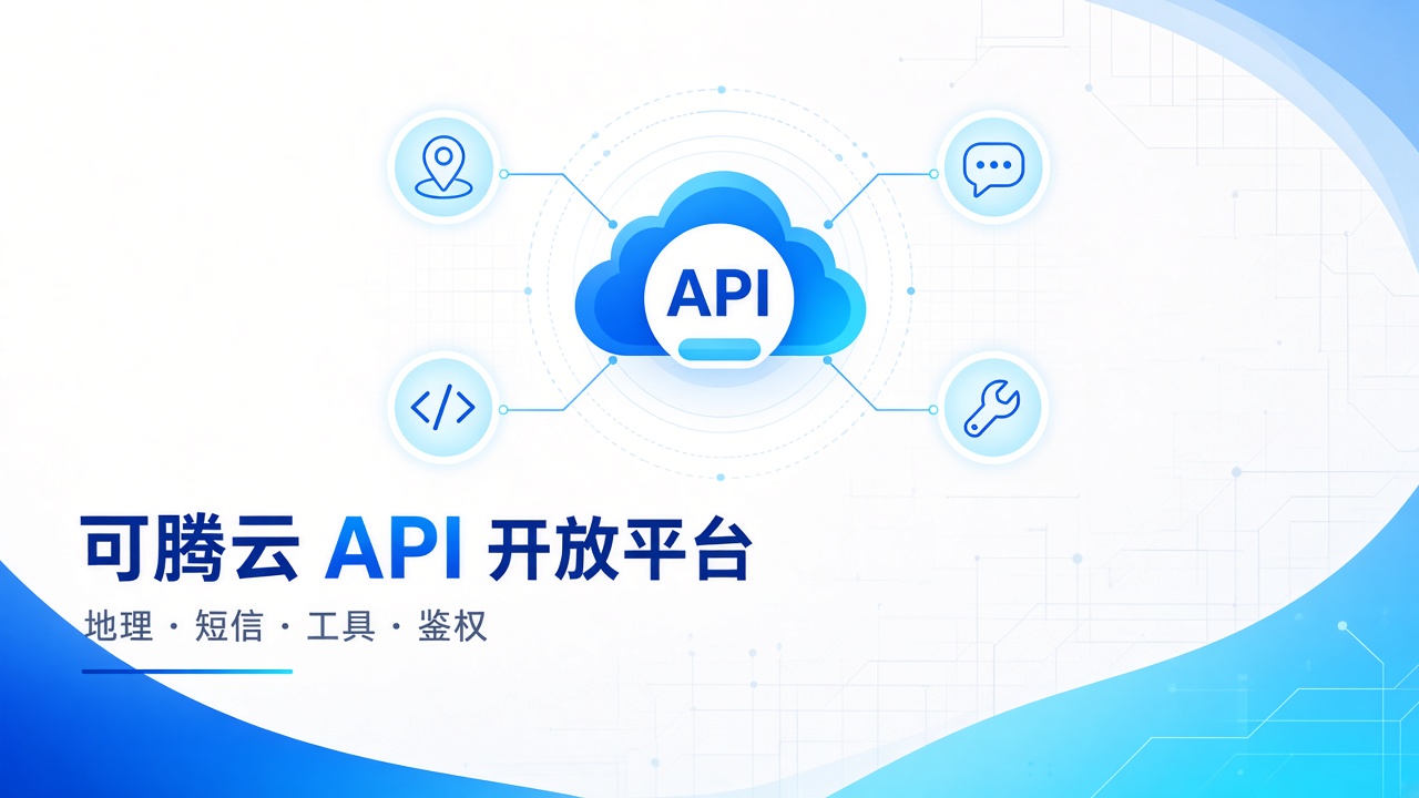 可腾云 API 开放平台封面插画